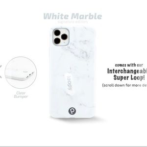 Marble loopy phone case